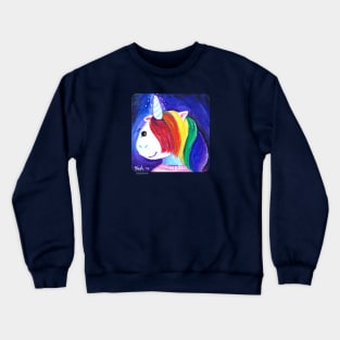 Rainbow Unicorns are the best! Crewneck Sweatshirt